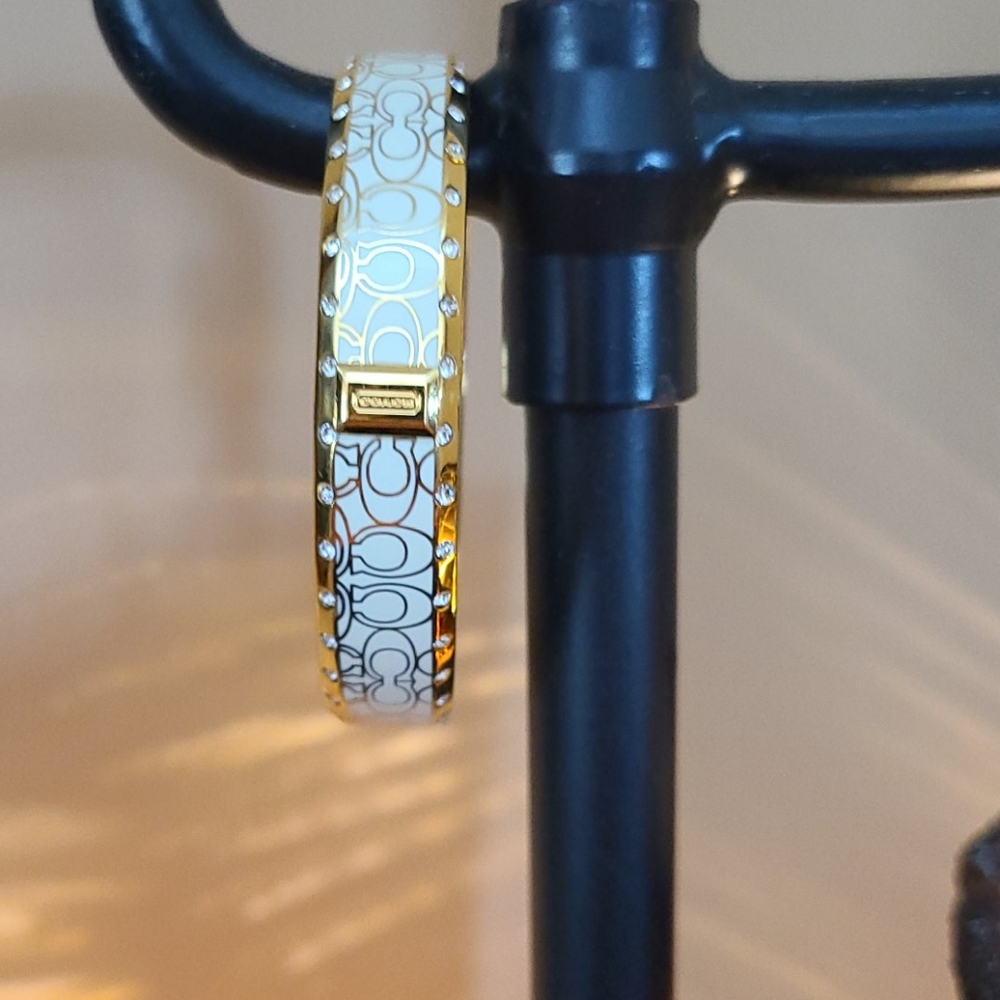 Coach Gold Bangles set of 2